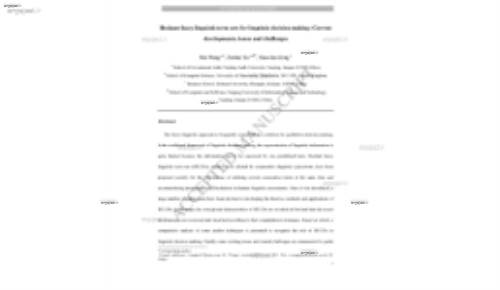 Hesitant fuzzy linguistic term sets for linguistic decision making: Current developments, issues and challenges